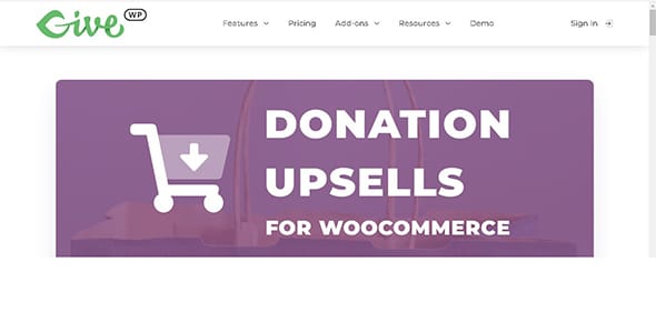 Give Donation Upsells for WooCommerce