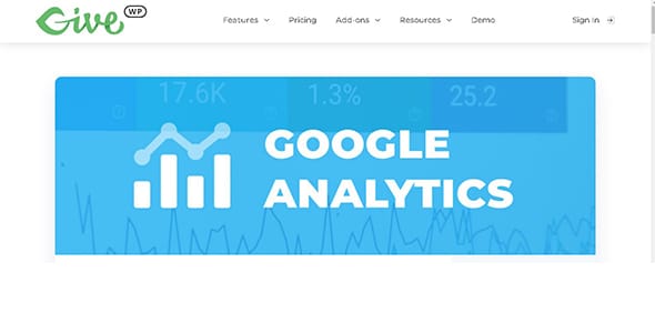 Give Google Analytics Donation Tracking for WordPress