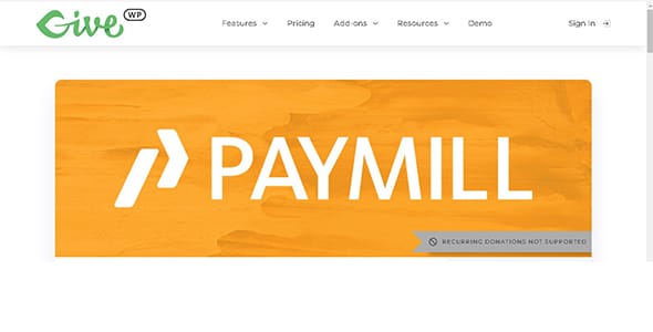 Give Paymill Gateway for WordPress