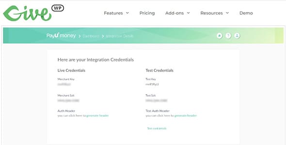 Give PayUmoney for WordPress