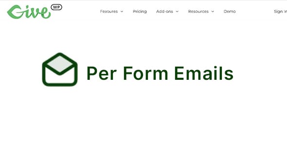 Give Per Form Emails for WordPress