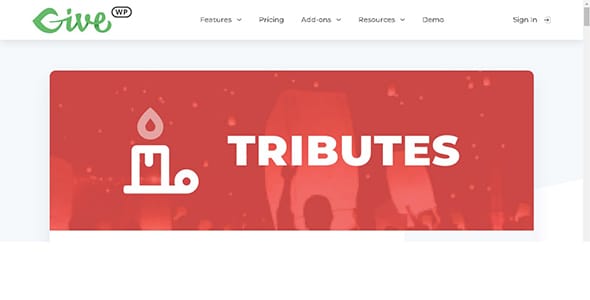 Give Tributes for WordPress