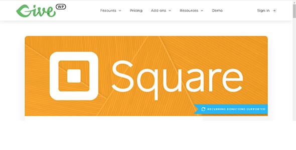 Give Square for WordPress