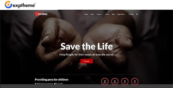GivingWalk Multipurpose Nonprofit WordPress Theme