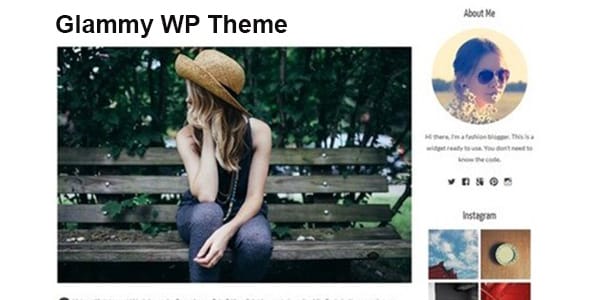 Glammy WordPress Theme by PanKogut