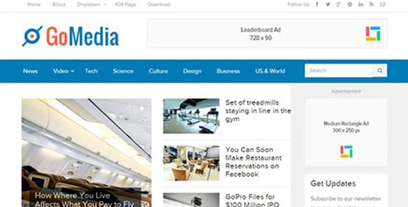 GoMedia WordPress Theme by Theme Junkie