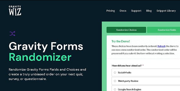 GP Randomizer for WordPress