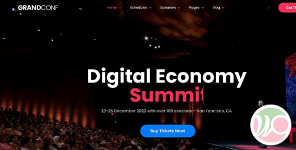 Grand Conference Event WordPress Theme