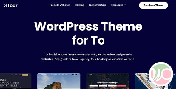 Grand Tour Travel Agency WordPress Theme