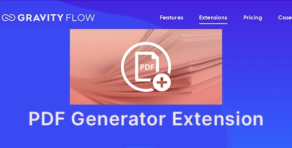 Gravity Flow PDF Generator Extension for WordPress