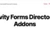 Gravity Forms Directory and Addons for WordPress