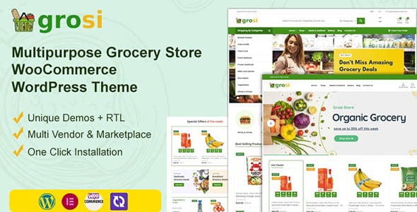 Grosi WordPress Theme by ThemeJR