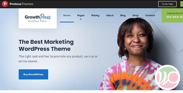 GrowthPress Marketing and SEO WordPress Theme