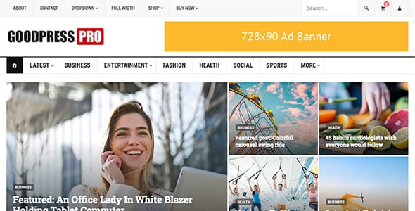 HappyThemes GoodPress Pro for WordPress