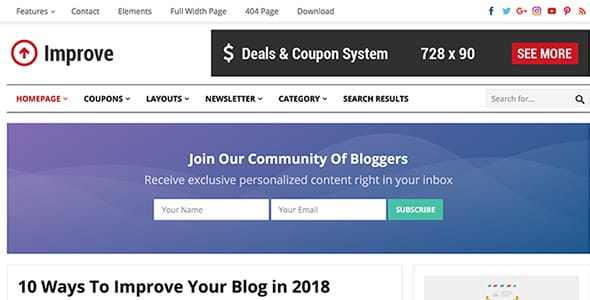 HappyThemes Improve Pro for WordPress