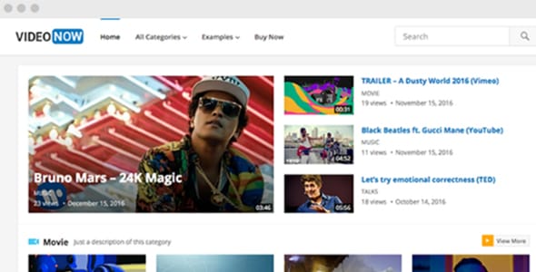 HappyThemes VideoNow Pro for WordPress