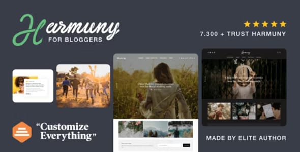 Harmuny Creative Blog WordPress Theme
