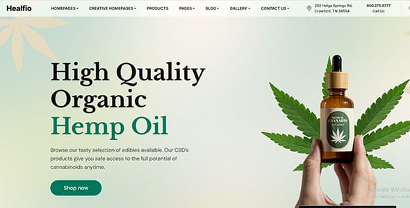 Healfio WordPress Theme by PeerduckThemes
