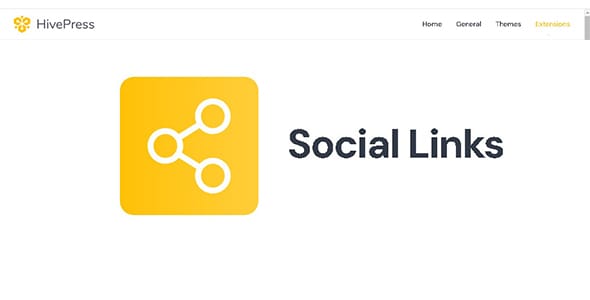 HivePress Social Links for WordPress