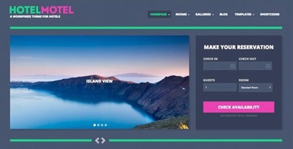 HotelMotel WordPress Theme by CSSIgniter