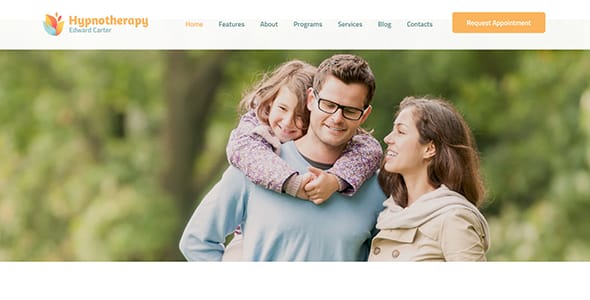 Hypnotherapy Psychologist WordPress Theme