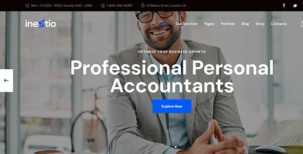 Inestio WordPress Theme by AxiomThemes