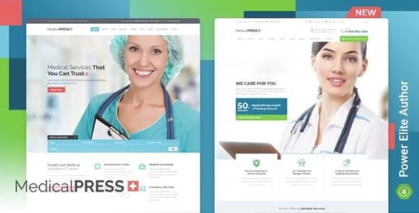 MedicalPress Health and Medical WordPress Theme