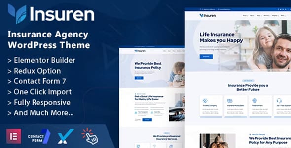Insuren Insurance Agency WordPress Theme by Shtheme