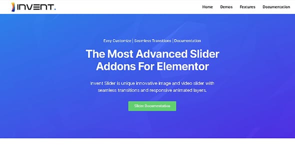 Invent Slider for Elementor for WordPress
