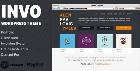 Invo WordPress Theme by Themes Kingdom