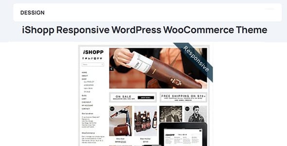 iShopp Responsive WordPress WooCommerce Theme by Marios Lublinski