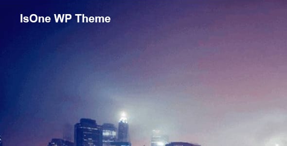 IsOne WordPress Theme by Sandy