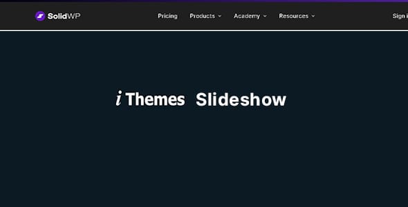 iThemes Slideshow for WordPress