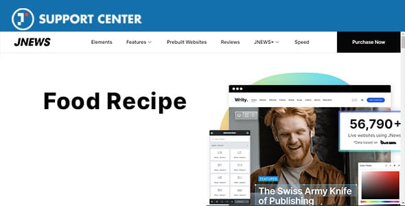 JNews Food Recipe for WordPress