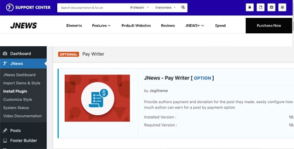 JNews Pay Writer for WordPress