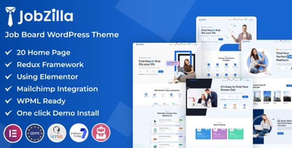 JobZilla Job Board WordPress Theme