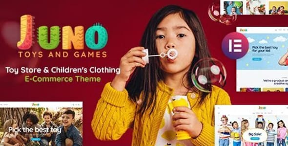 Juno Kids Toys and Games Store WordPress Theme