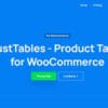 JustTables Pro Product Table for WooCommerce