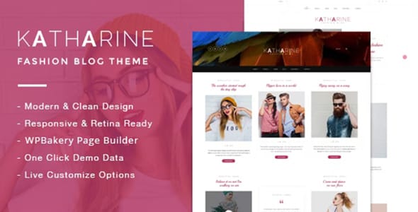Katharine Modern Fashion Blog Theme