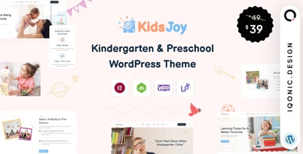 KidsJoy Kindergarten and Preschool WordPress Theme