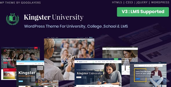 Kingster Education School WordPress Theme