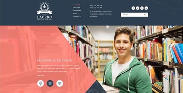 Lacero WordPress Theme by PremiumLayers