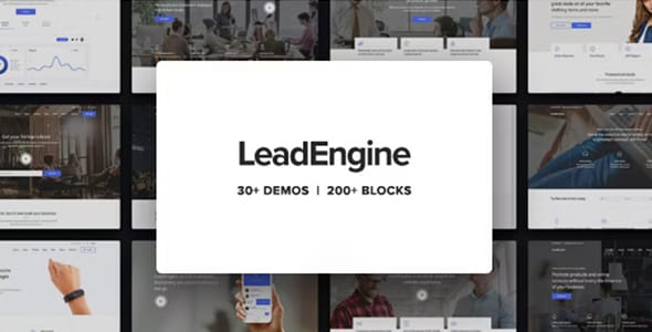 LeadEngine Page Builder Multi Purpose WordPress Theme