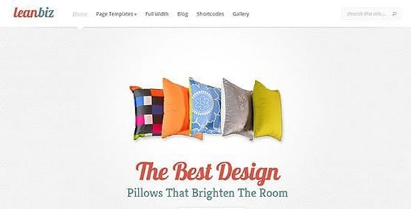 Leanbiz WordPress Theme by Elegant Themes