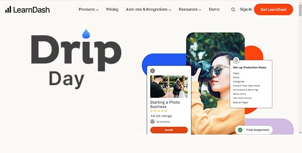 Learndash Dripped Day for WordPress