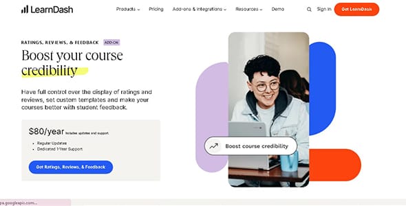LearnDash Ratings Reviews and Feedback for WordPress