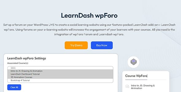 Learndash wpForo for WordPress