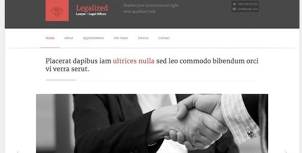 Legalized WordPress Theme by Themeskingdom