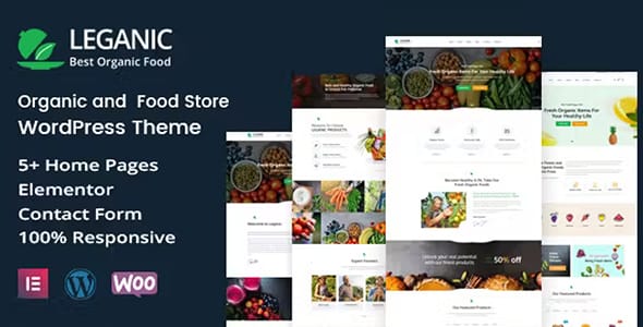Leganic Organic and Food Store WordPress Theme