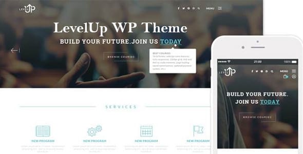 LevelUp WordPress Theme by TeslaThemes